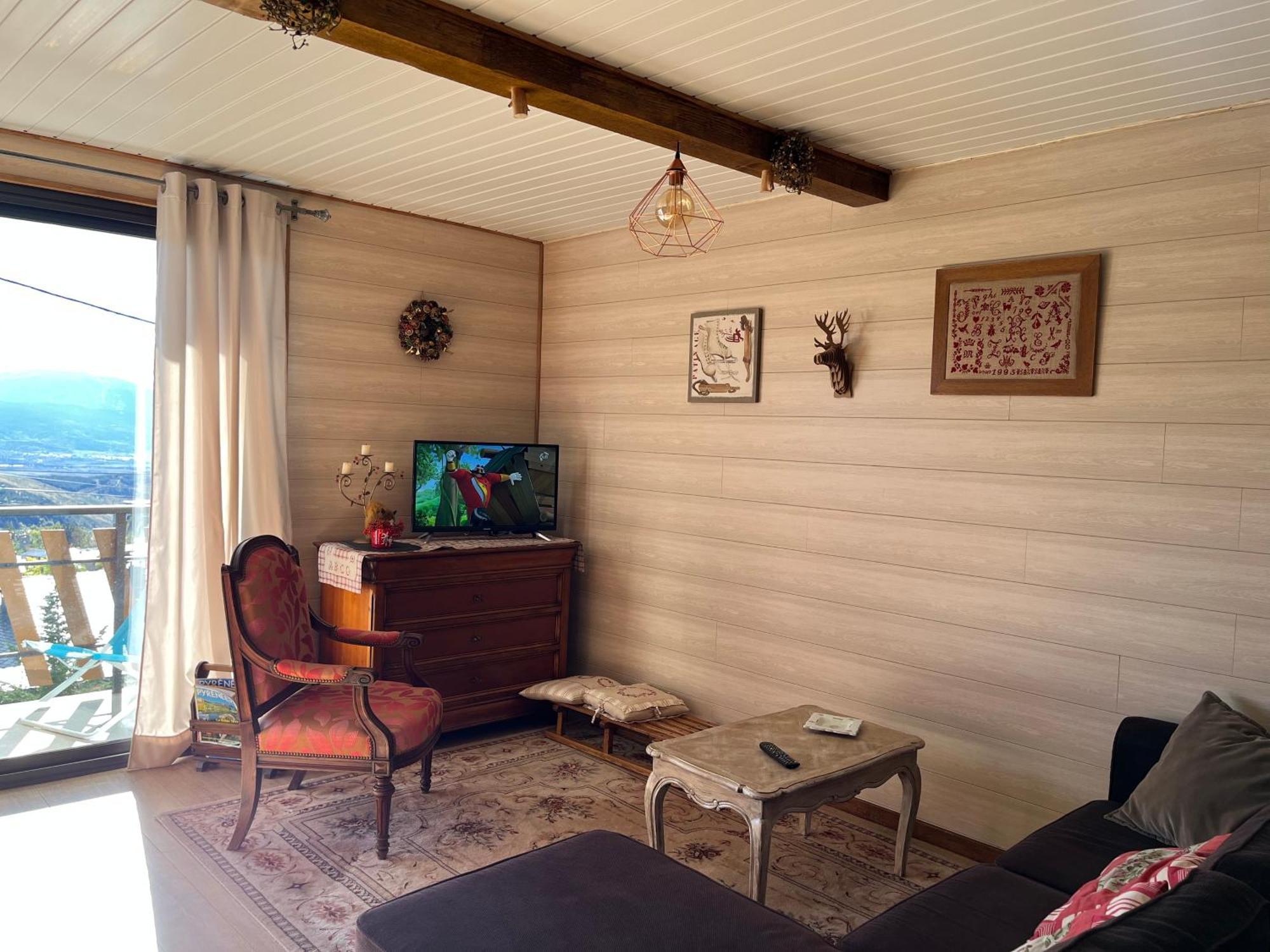 Grand F3 75M2 4/6 Pers, Jardin Terrasse, Top Vue Font-Romeu-Odeillo-Via Exteriör bild